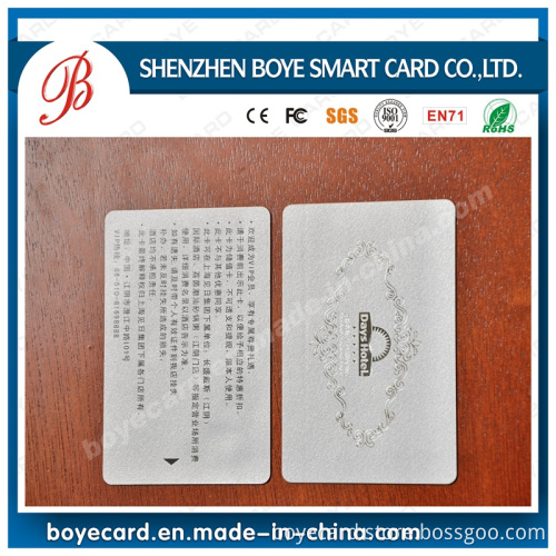 Drawbench Silver PVC Plastic Discount Card